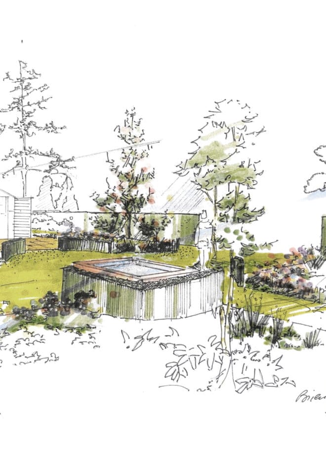 croquis paysagiste architecte bretagne